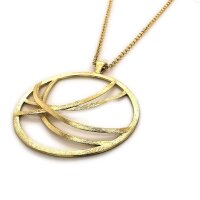 Collier mit Behang aus Silber, 50+5cm Länge