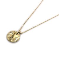 Collier mit Kleeblatt-Anhänger aus 8 Karat (333)...