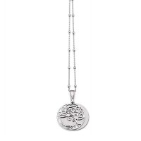 Collier mit Lebensbaum-Anhänger aus 925 Sterling...