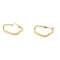 Creolen aus 8 Karat (333) Gold gelb 20mm G3-00503O