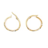 Creolen aus 8 Karat (333) Gold gelb 20mm G3-00503O
