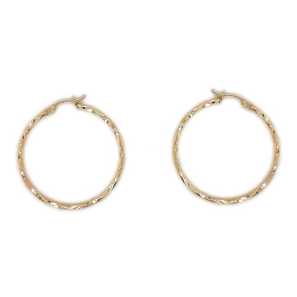 Creolen aus 9 Karat (375) Gold G3-00761O