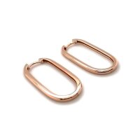 Creolen aus 925 Sterling Silber rosé vergoldet...