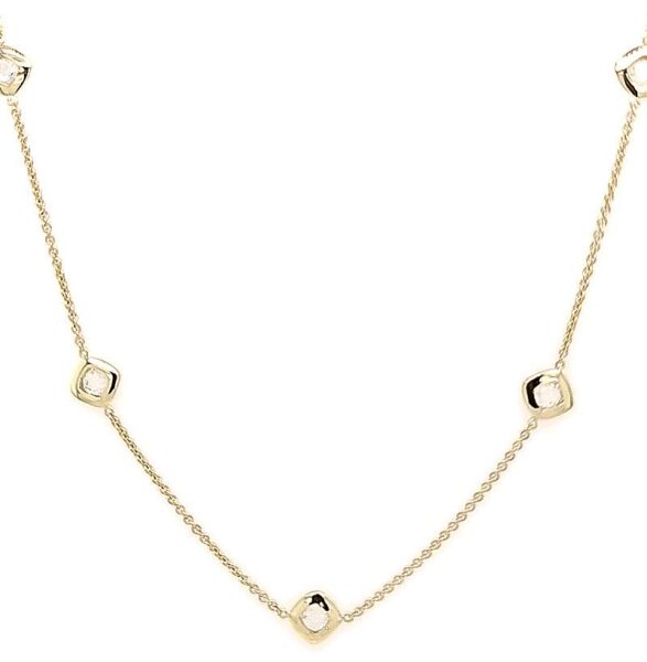 Damen Collier 8 Karat (333) Gelbgold Zirkonia 42+3cm G3-00735C