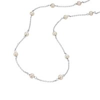 Damen Collier aus Silber, 42+3cm Länge
