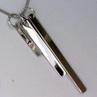 Damen Collier mit Anhänger 925 Sterling Silber 40+5...