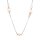 Damen-Collier aus rhodiniertem 925er Silber mit Süßwasserperlen (40+2+3cm)