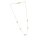 Damencollier aus 8 Karat (333) Gold gelb Amethyst Citrin/Bl.Topas/45cm G3-00329C