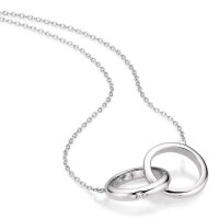 Damencollier aus 925 Sterling Silber mit Zirkonia S-01645C