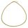 Damencollier aus 925 Sterling Silber vergoldet 45cm S-01857C