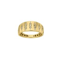 Damenring aus 8 Karat (333) Gelbgold mit Zirkonia G3-01541R