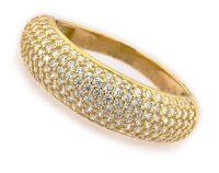 Damenring aus 8 Karat (333) Gold gelb Zirkonia G3-00671R