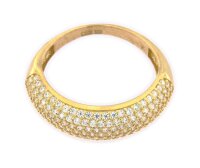 Damenring aus 8 Karat (333) Gold gelb Zirkonia G3-00671R