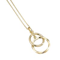 Elegante Schmuckgarnitur aus 375/- Gelbgold