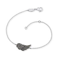 Engelsrufer Armband Flügel mit 28 Markasit 925...