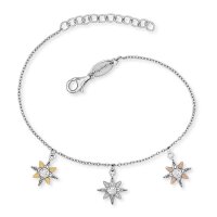Engelsrufer Armband New Star Silber Tricolor mit Zirkonia...
