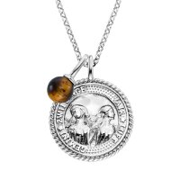 Engelsrufer Kette Powerful Stone Zwillinge Silber mit...