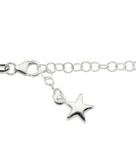 Fußkette 925 Sterling Silber 25cm BSO99-442D