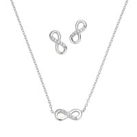 Garnitur aus 925 Sterling Silber rhodiniert 2er/40+3cm...