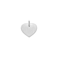 Gravurplatte aus 925 Sterling Silber rhodiniert 13mm matt...