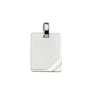 Gravurplatte aus 925 Sterling Silber rhodiniert BAH904724