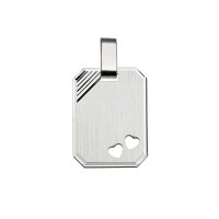 Gravurplatte aus 925 Sterling Silber rhodiniert BAH904727