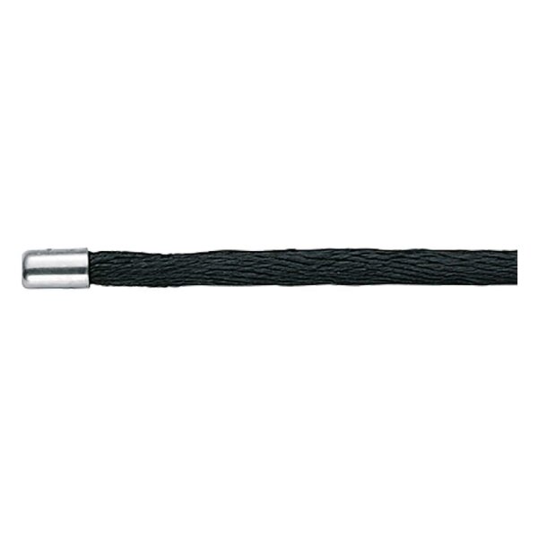Halskette aus Stoff schwarz 3mm