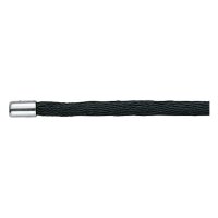 Halskette aus Stoff schwarz 3mm