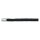 Halskette aus Stoff schwarz 3mm