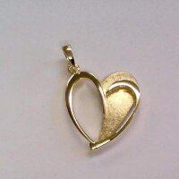 Herz-Anhänger aus 8 Karat (333) Gelbgold