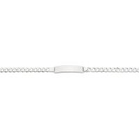 Ident-Armband mit Gravurplatte 925 Sterling Silber inkl....