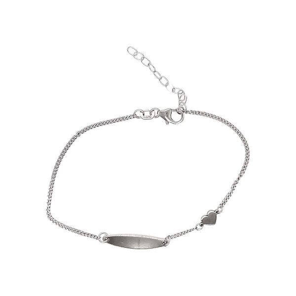 Identband aus rhodiniertem 925er Silber (16+3cm)