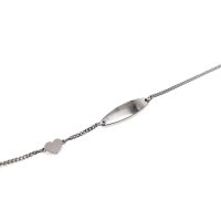 Identband aus rhodiniertem 925er Silber (16+3cm)