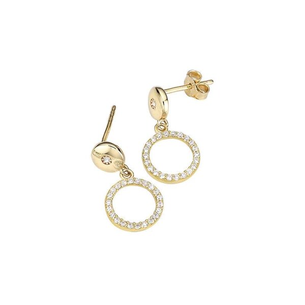 Ohrhänger aus 8 Karat (333) Gold mit Zirkonia G3-00897O
