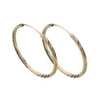 Ohrringe Creolen Sterling Silber 925 gelb vergoldet...