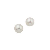 Ohrstecker aus 14 Karat (585) Gold gelb Perle Ø...
