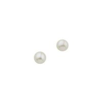 Ohrstecker aus 14 Karat (585) Gold gelb Perle...