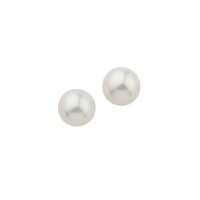 Ohrstecker aus 14 Karat (585) Gold gelb Perle...
