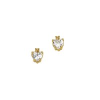 Ohrstecker aus 8 Karat (333) Gold gelb Zirkonia BOS305323