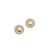 Ohrstecker aus 8 Karat (333) Gold gelb Zirkonia BOS305326