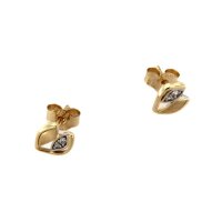 Ohrstecker aus 8 Karat (333) Gold mit Zirkonia G3-01004O