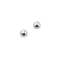 Ohrstecker aus 925 Sterling Silber rhodiniert 5 mm/pol...