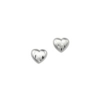 Ohrstecker aus 925 Sterling Silber rhodiniert Herz BOS901472