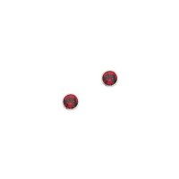 Ohrstecker aus 925 Sterling Silber rhodiniert Kristall...