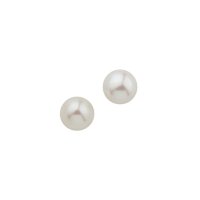 Ohrstecker aus 925 Sterling Silber rhodiniert Perle...