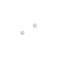 Ohrstecker aus 925 Sterling Silber rhodiniert Zirkonia...