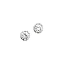 Ohrstecker aus 925 Sterling Silber rhodiniert Zirkonia 5...