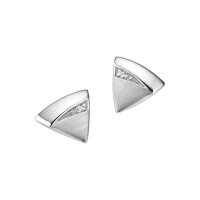 Ohrstecker aus 925 Sterling Silber rhodiniert Zirkonia...