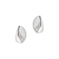 Ohrstecker aus 925 Sterling Silber rhodiniert Zirkonia...