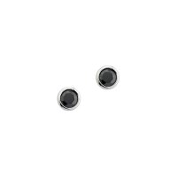 Ohrstecker aus 925 Sterling Silber rhodiniert Zirkonia...